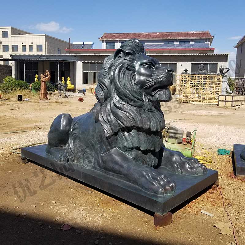 匯豐銅獅子，銅雕塑廠家，歐式銅獅子，銀行銅獅子雕塑