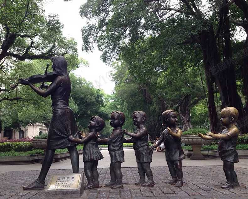 銅人物雕塑，銅小孩雕塑