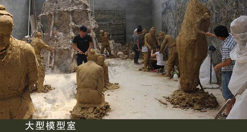 銅雕塑模型室，銅雕塑模型