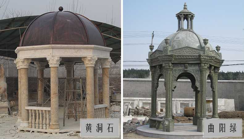 歐式景觀亭子，石雕大理石亭子，河北涼亭廠家